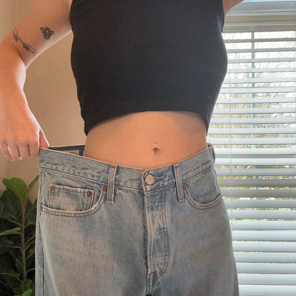 Levi’s denim straight leg jeans - Picture 2 of 4